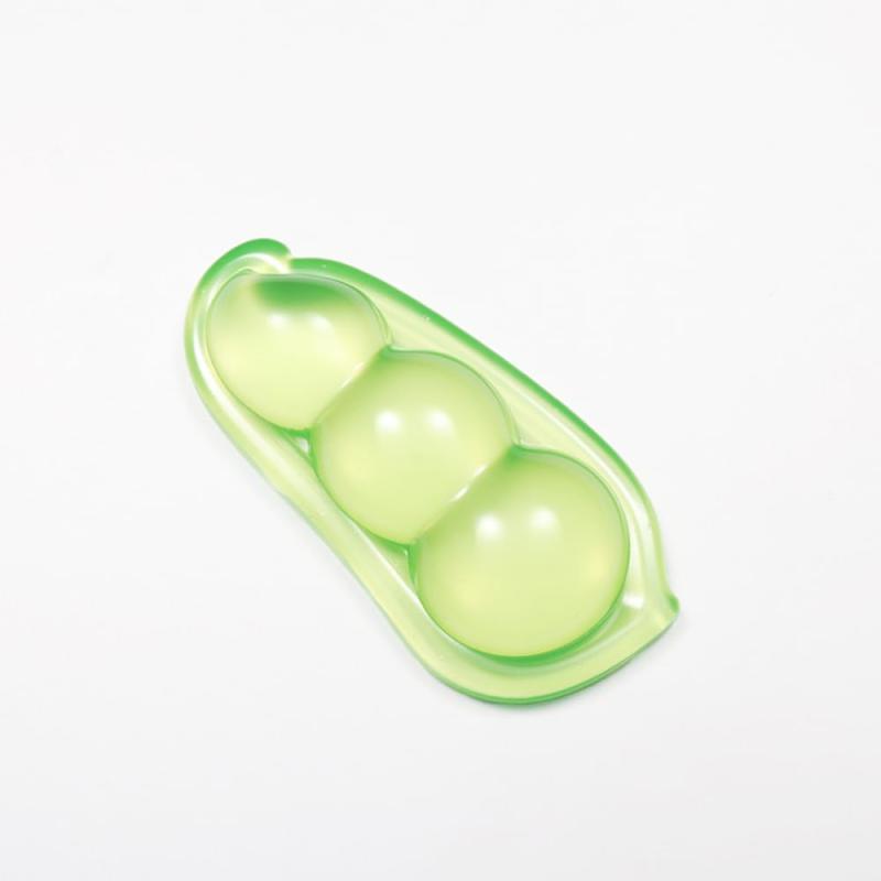 マウス用リストレスト オランダ豆のデザイン 透明 ミニリストパッド 柔らかい ゲル充填 腕置き かわいい パームレスト 低反発 手首クッション 防水＆滑り止め オフィス/勉強/学生/女性用