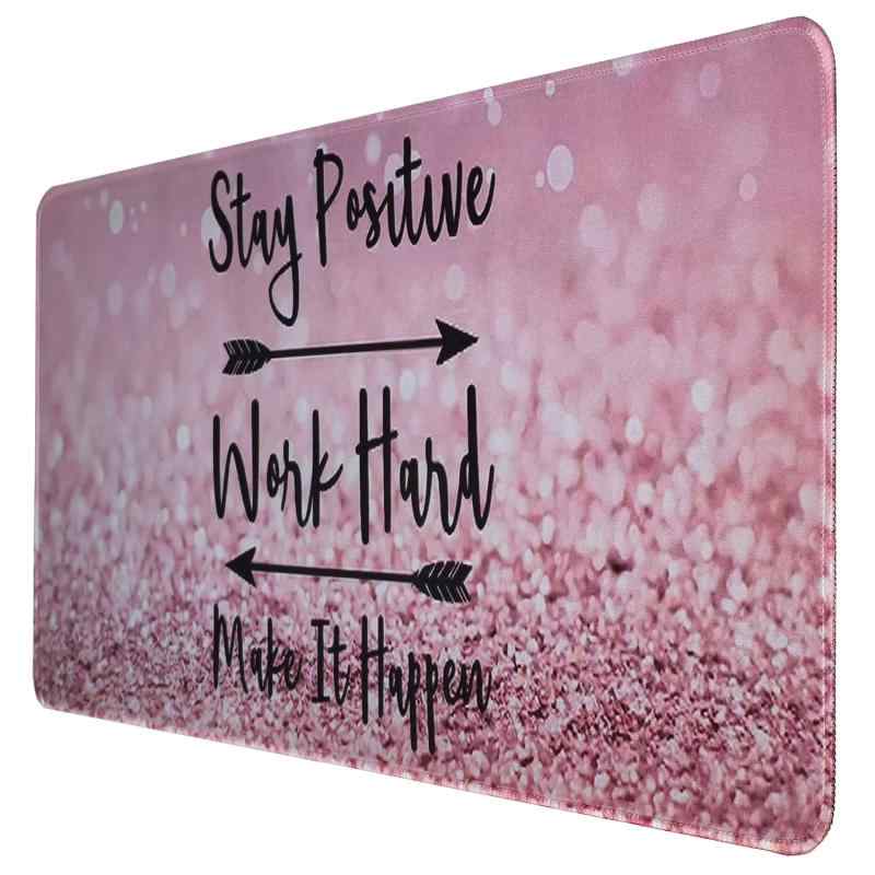 大型 ロング クールなデザイン マウスパッド ポータブル デスクトップ 旅行 コンピューター ゲーム オフィス ノンスリップ ラバーベース モダン キーボードとマウスパッド 地形 花柄 防水