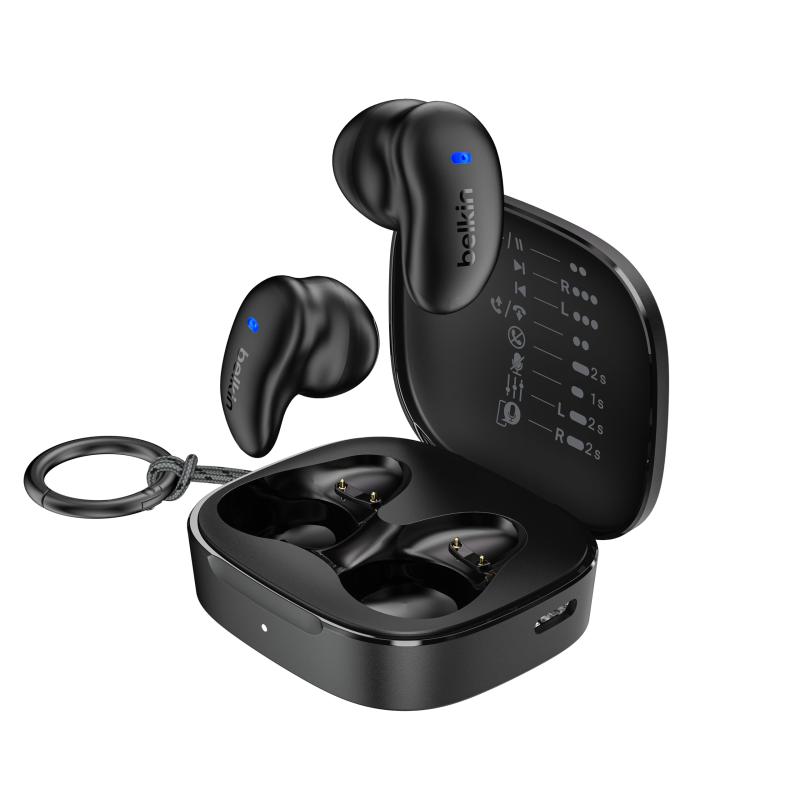 Belkin SOUNDFORM ANYWHERE 完全ワイヤレスイヤホン Bluetooth5.4 12mmドライバー 通話ノイズリダクション 合計26時間の再生時間 シリコン製のサイズアップスリーブ付属 防滴IPX4 komorebishop-10194936 木漏れ日ショップ サンプル画像2
