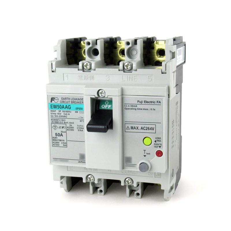 Rakuten - 富士電機 一般配線用漏電遮断器 EW32AAG-3P015B 4B