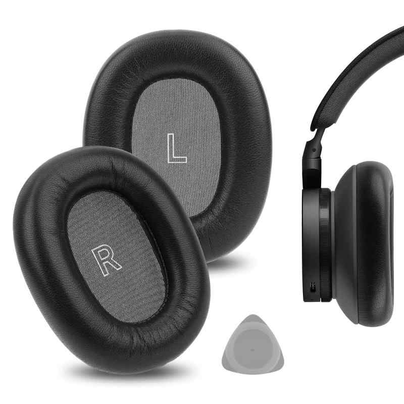 Geekria イヤーパッド Elite 互換性 パッドグアンドオルフセン Bang &amp; OLUFSENs Beoplay H95 (1266100) ヘッドホンに対応 パッド イヤー/イヤーカップ ラムスキン (黒)
