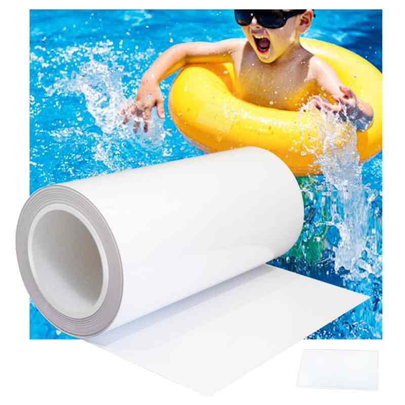 防水テープ 補修テープ 防水 ビニールテープ 透明 【ヘラ付き】しっかり密着 テント補修テープ 強力 応急処置 自由にカット 穴補修 屋外 漏れ防止 高弾性 多用途 高耐久 プール/浮き輪/テン