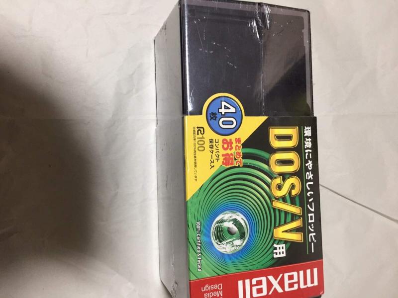 日立マクセル マクセル MAXELL 3.5インチ 2HDフロッピーディスク DOS/Vフォーマット まとめて40枚 プラスチックケース入リ MFHD18.C40P