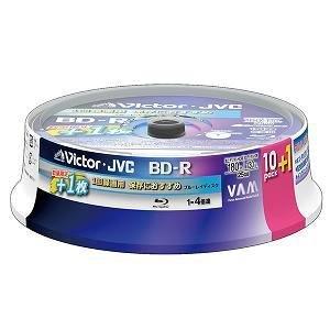 ビクター　ブルーレイディスク　BD-R　（追記型）　ホワイト　11枚スピンドル　BV-R130E11B