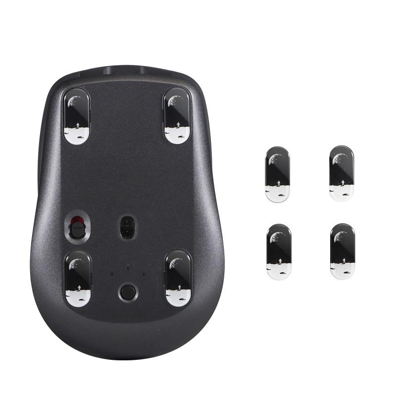 Rakuten - IMMOENUC マウスソール は Logicool MX Anywhere 3S/3 に適合しますマウスフィート マウスのガラスフットパッド 2.5D円形デザイン 薄型 耐久性 低摩擦 ゲーミングマウスアクセサリー(地球パターン)