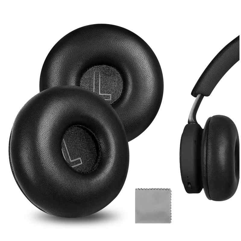 Geekria イヤーパッド Elite 互換性 パッド レイザー グアンドオルフセン Bang &amp; OLUFSENs Beoplay H8i ヘッドホンに対応 パッド イヤー/イヤーカップ ラムスキン (黒)