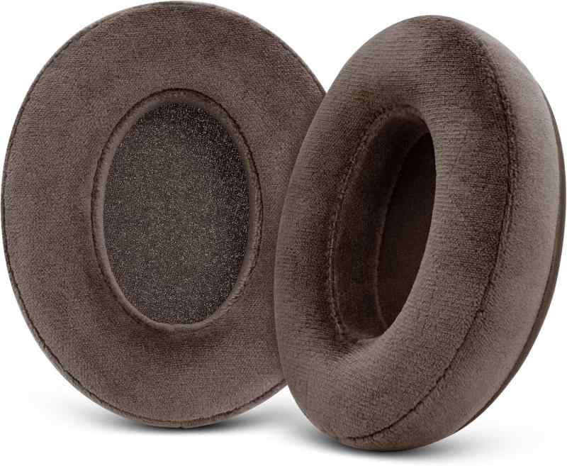Sony MDR 7506 クッション用交換用イヤーパッド Sony MDR-7506 V6 V7 CD900ST用ベロアイヤーパッド ノイズアイソレーション オーバーイヤーヘッドホン用 低反発素材付き(ブラウン)