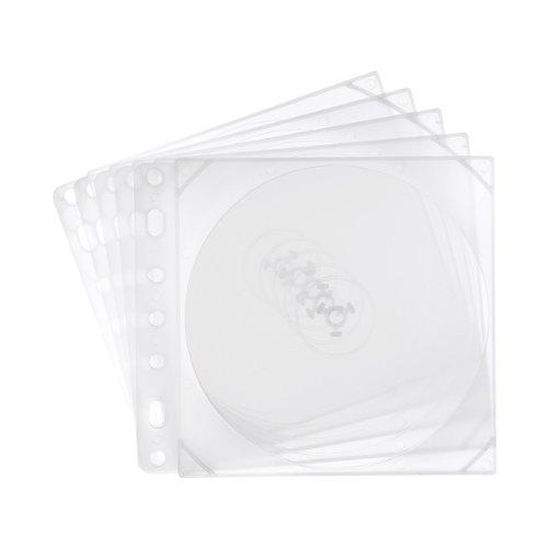 サンワサプライ リング穴付きブルーレイ対応ケース(5枚セット)