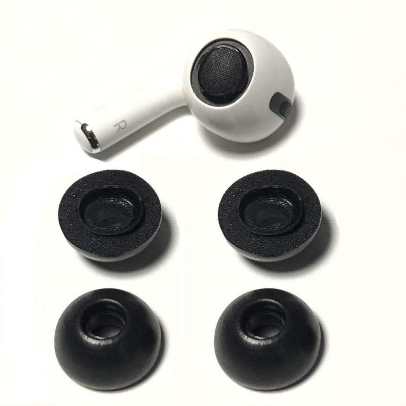 VSuRing Airpods Pro用 イヤーピース 低反発 ウレタン製 2ペア ノイズ低減 音質向上 遮音性 滑り止め 柔らかい エアーポッズ プロ用 イヤーチップ メモリーフォーム スポンジ 耳垢ガード 収納ケー【対応機種】Apple AirPods Pro（Airpods 第3世代）完全ワイヤレスイヤホン。【低反発ウレタン製 】軽く指で力を加えるだけで収縮し、ゆっくりと元の形状に戻ります。人の体温で柔らかくなり、圧力を均一に分散し外耳道にしっかり密着、わずかな隙間も作らせない。どんな形の外耳道にも吸いつくようにフィットし、滑り止めになり激しい運動しても落下しにくい。【高い遮音性】遮音性に優れて音漏れもなく、外部の音もシャットアウトしてくれます。低音の重厚感が増し、最高の音質向上効果を実現します。【快適】長時間の使用でも快適で耳を痛めません。通気性があり、皮膚への刺激もなく、身体からの湿気や汗を発散させます。耳垢ガードが内臓されて、ほこり・耳垢からイヤホンを守ります。【内容物】Lサイズ*2ペア、収納ケース付、持ち運びや保存に便利です。イヤホンは付属されません。