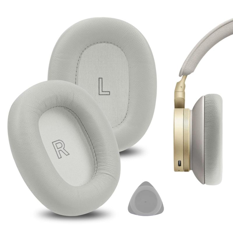 乐天商城 - Geekria イヤーパッド Elite 互換性 パッド グアンドオルフセン Bang & OLUFSENs Beoplay H95 (1266100) ヘッドホンに対応 パッド イヤー/イヤーカップ ラムスキン (グレー)