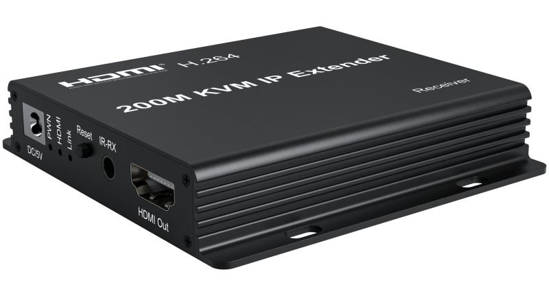 200 M KVM IP エクステンダー、RJ45 cat5e/6 1080 p HDMI USB KVM イーサネット エクステンダー 1 に PC DVR Loptop サポート マウス キーボード サポート タッチ画面機能のギガビット スイッチで多