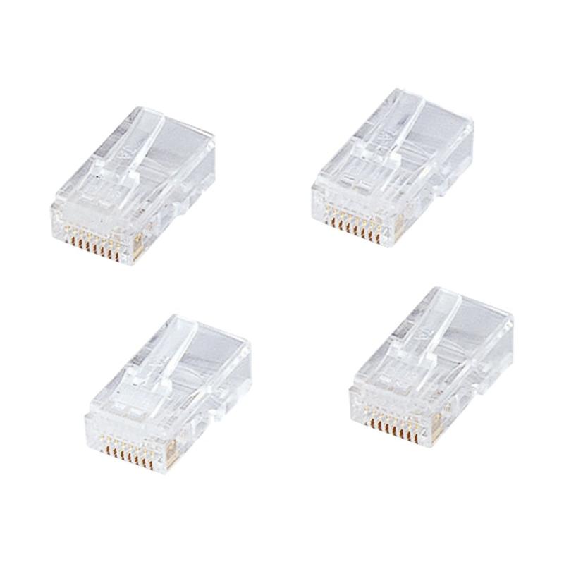 サンワサプライ RJ-45コネクタ(CAT5e単線用)