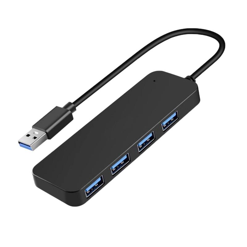 Alaka USBハブ 3.0 4ポート 薄型 軽量設計 USB拡張 コンパクト type-c 拡張 増設 USB3.0拡張 4in1 高速 コンピューター対応 テレワーク 在宅勤務用