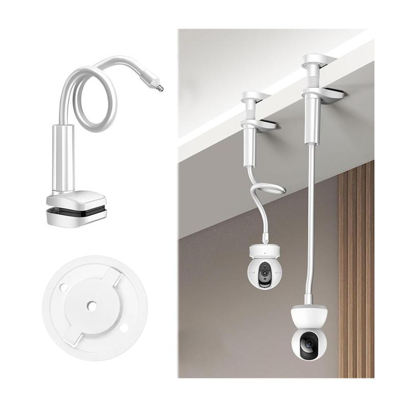Rakuten - フレキシブルクランプマウント TP-Link Tapo C200 C210カメラ用 50cm 360度回転可能 ブラケットをひねります 簡単設置 クランプ式アームスタンド 安定した取り付け 穴を開ける必要はありません