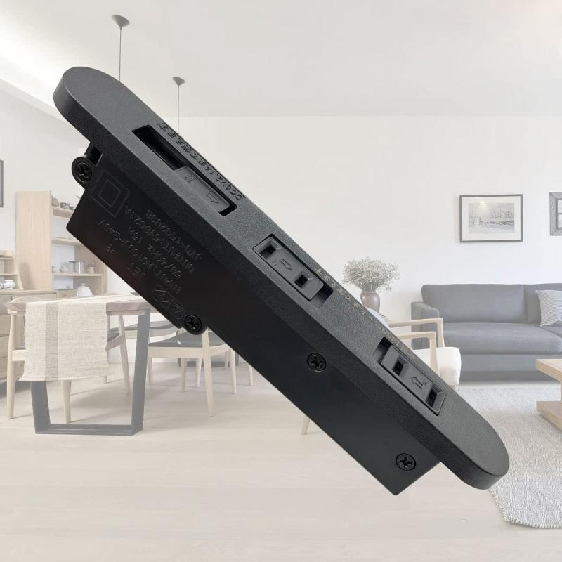 Decoyocar埋め込みコンセント 2つ口 USB電源付 ブラック PSE認証書登録 リフォームやコンセント新設に最適