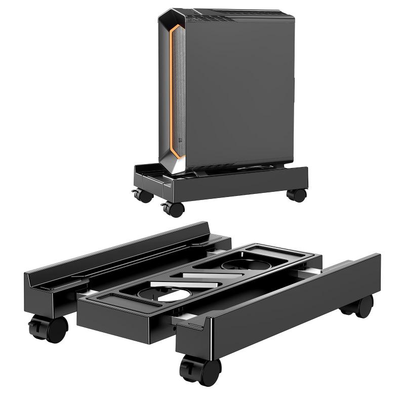 CPUスタンド デスクトップ pc 置き台 PCキャスター キャスター付き台車