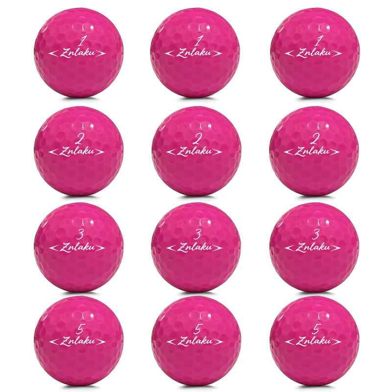 Rakuten - ゴルフボール カラー 目立つ 2ピース構造 飛ぶ golf ball 両立する飛距離&高反発 ごるふぼーる 12個