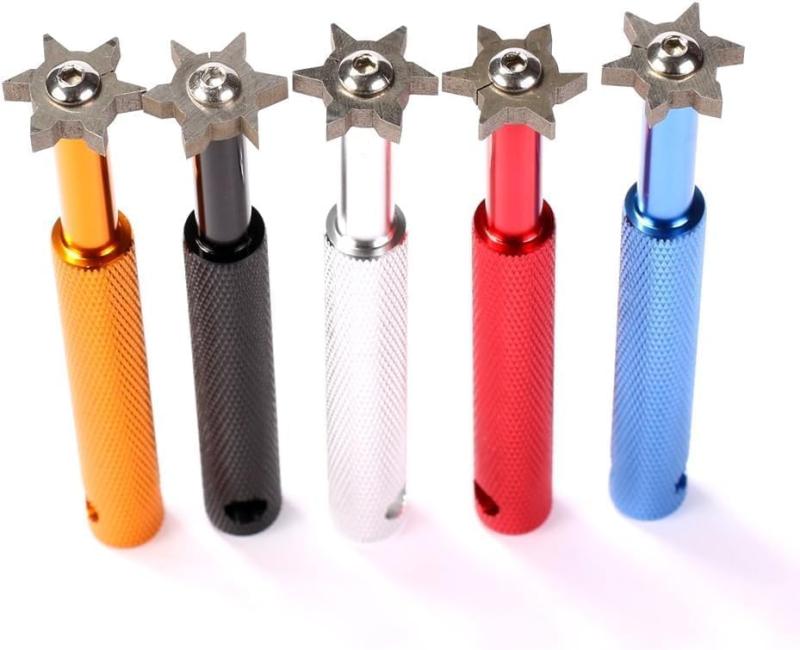 ゴルフクラブ グルーヴ シャープナー groove sharpener アイアン溝削り ウェッジクリーナー アイアン溝のメンテナンス ツール 専用ケース付 