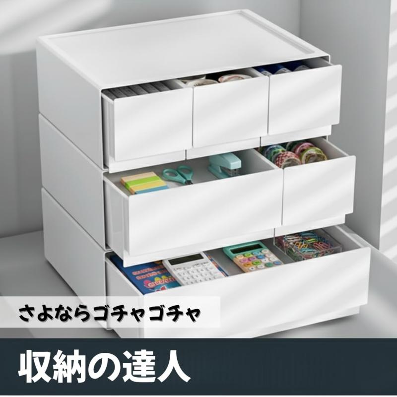 YOSHICA 小物入れ 引き出し 組み合わせ自由 卓上 収納 デスク ボックス レターケース おしゃれ