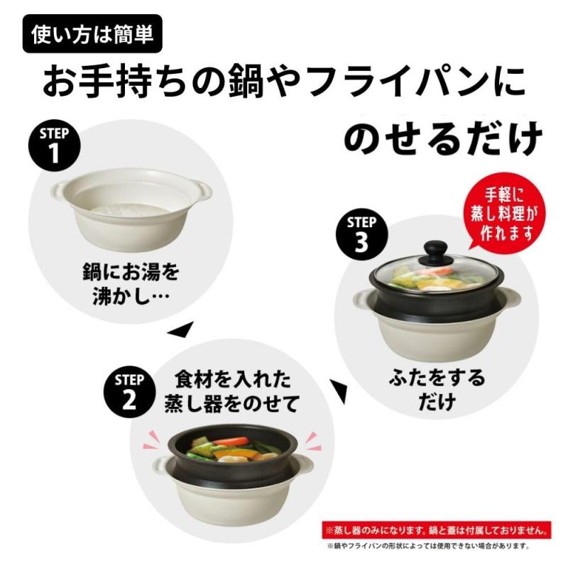 パークレーン のせるだけで使える蒸し器 komorebishop-10224882 木漏れ日ショップ サンプル画像3