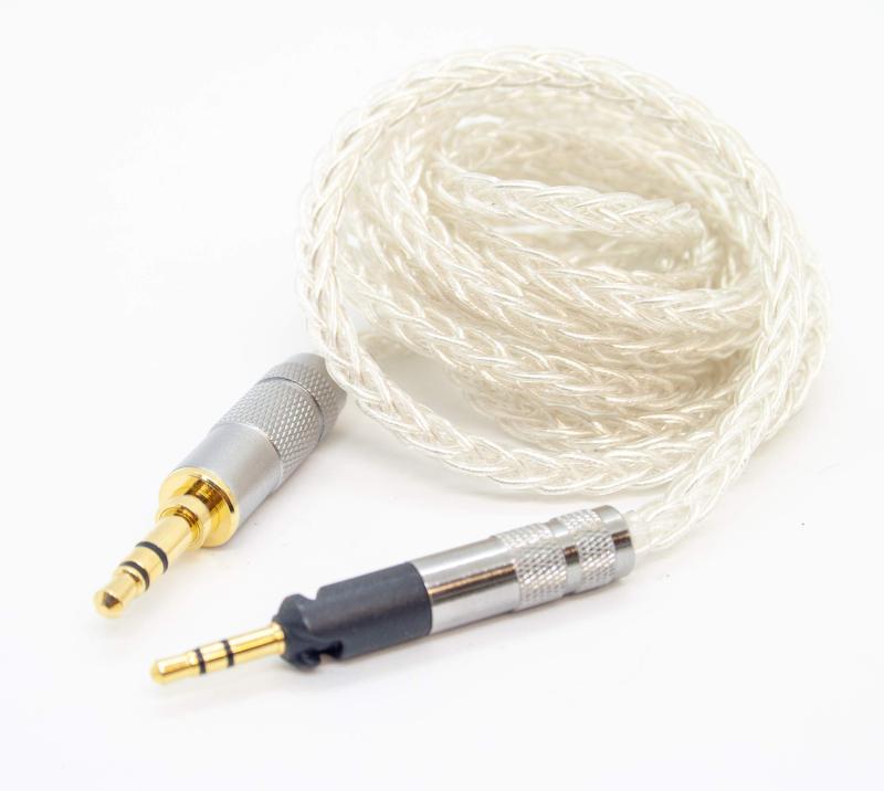 St.espoir ヘッドホン ケーブル 交換用 リケーブル 全長 1.2m プラグ 3.5mm-2.5mm (ロック付き特殊プラグ) HD599 HD598シリーズ HPH-MT8 などに使用可能