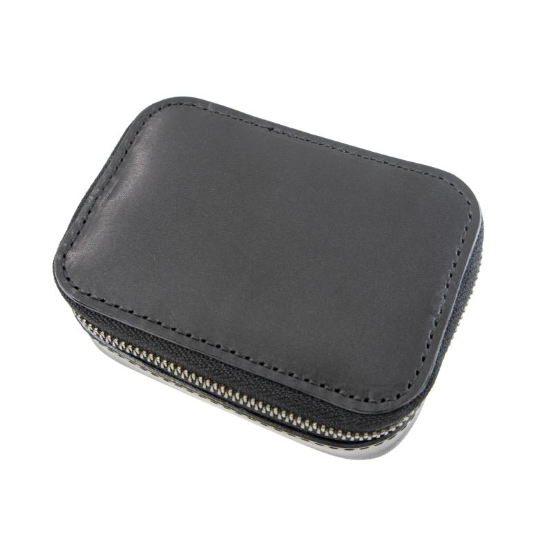 マクサー電機 牛革製 イヤホン収納ケース/Genuine Leather Earphone Case 厚手レザー 本革 保護ケース 小物入れ 通勤 通学 旅行 ガジェット アクセサリ収納 komorebishop-10197944 木漏れ日ショップ サンプル画像2