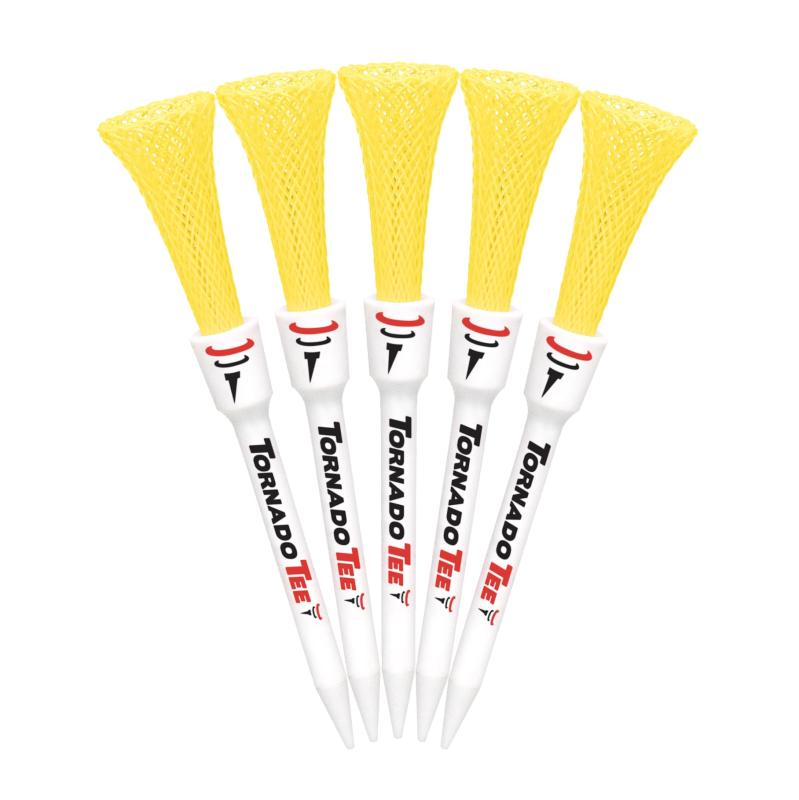 Other - トルネードティ (TORNADO TEE) ゴルフティー ドラコン イエロー 3.25インチ (82mm) 5本入り TT-325