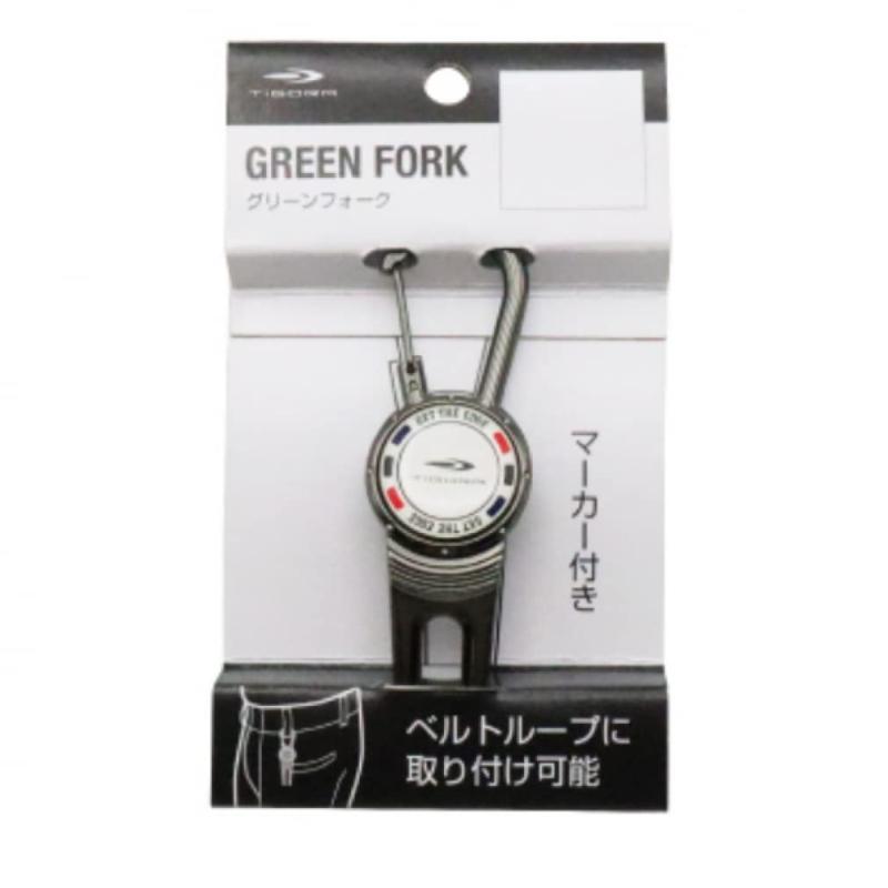 [ティゴラ] ゴルフ アクセサリー TR3071 カラビナグリーンフォークBK