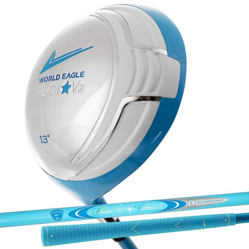 WORLD EAGLE FL-01V2 ドライバー レディースロフト角13°、ライ角59°、長さ43.5インチ、重量305g、ボリューム450cc、バランスC4ウッドクラブ　【SLEルール適合】ヘッドカバー付井戸木鴻樹プロ推薦
