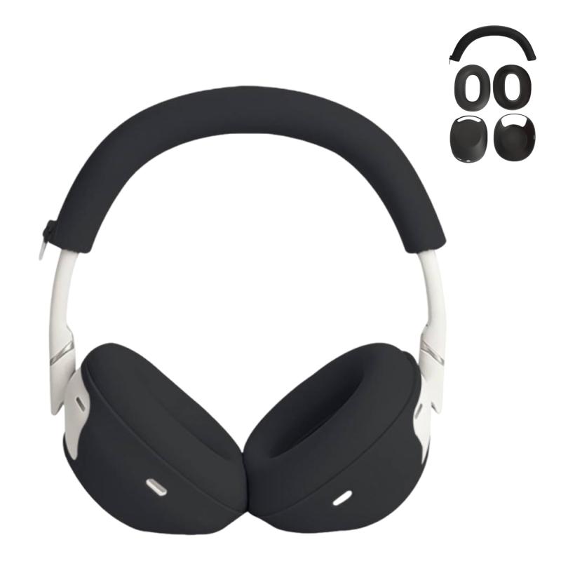 Aiivioll WH-1000XM6 3点セット プロテクティブカバーfor Sony WH-1000XM6 ヘッドホン用 シリコン保護カバーイヤーパッドカバー／ヘッドバンドカバー／イヤーカバー セットソフトシリコン製 ヘッドホ