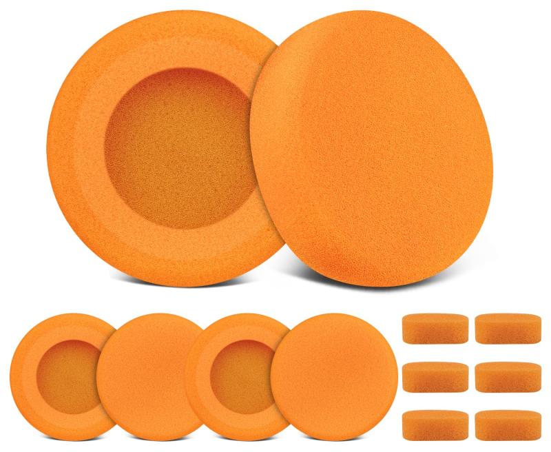 SOULWIT 6 Pcs イヤーパッド イヤークッション for Koss Porta Pro, KSC11, KSC17, KSC75 用 交換 パッド ヘッドパッド 柔らかく耐久性のある 高密度フォーム スポンジ イヤーカップ 耳当て