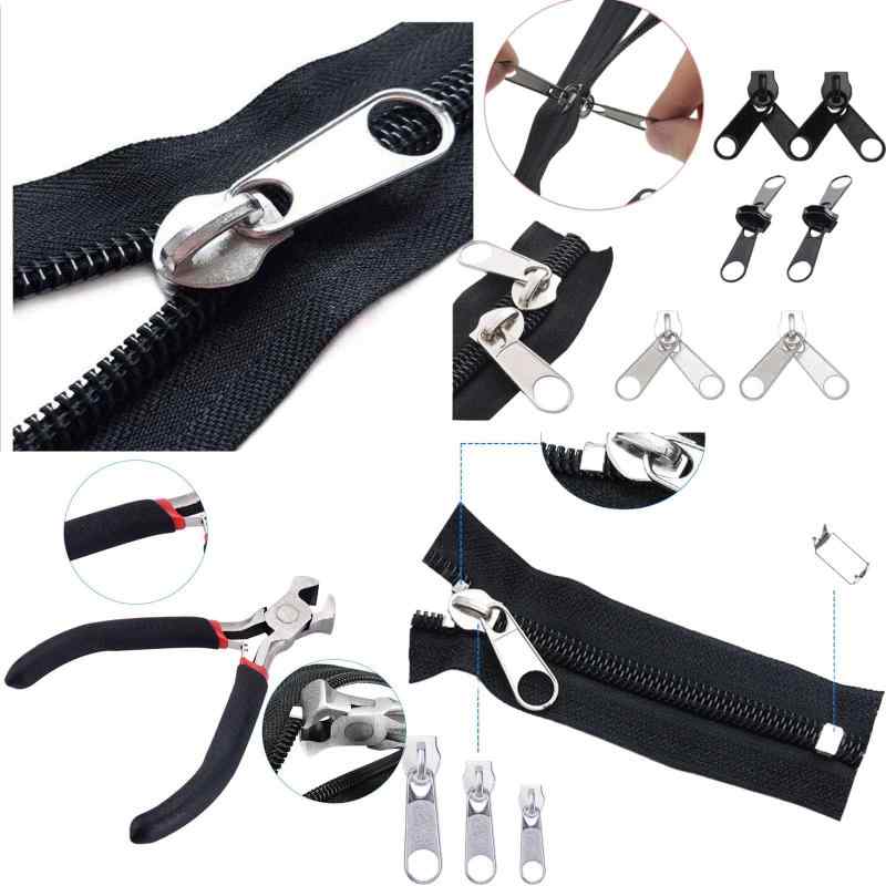 ファスナー修理キット 85個セット ジッパー交換用スライダー引き手 専用ペンチ付属 DIYメンテナンス 衣類・バッグ・テント・リュック・寝袋用 komorebishop-10247042 木漏れ日ショップ サンプル画像3