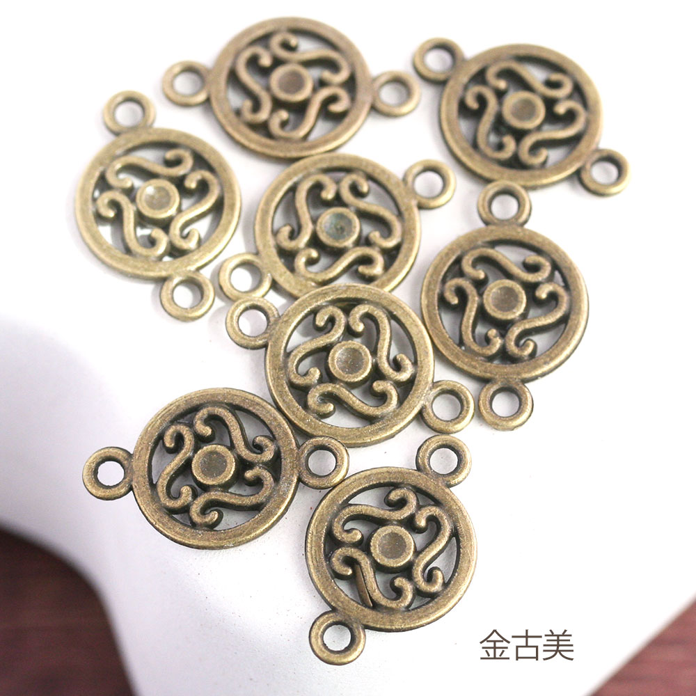 【最大15%OFFクーポン発行中】メタルつなぎパーツ No.5 金古美 銀古美 10個 アクセサリーパーツ メタルパーツ 繋ぎパーツ アンティークゴールド アンティークシルバー ピアス キーホルダー ハンドメイド 手作り お買い物マラソン