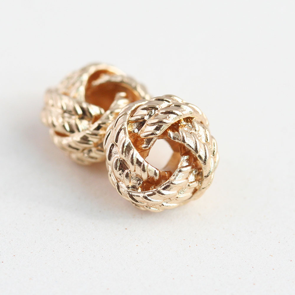 【最大15%OFFクーポン発行中】メタルパーツ スペーサー 模様入り 8mm 14Kメッキ ゴールド 2個入 ロンデル アクセサリーパーツ ハンドメイド メタルパーツ メタルチャーム 素材 手芸 ピアス お買い物マラソン