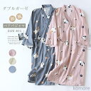 【送料無料】パジャマ 浴衣 バスローブ ペアパジャマ レディース メンズ 春 夏 七分袖 ルームワンピース 寝巻き 湯上り ワンピース 浴衣 猫柄 和風パジャマ カップル