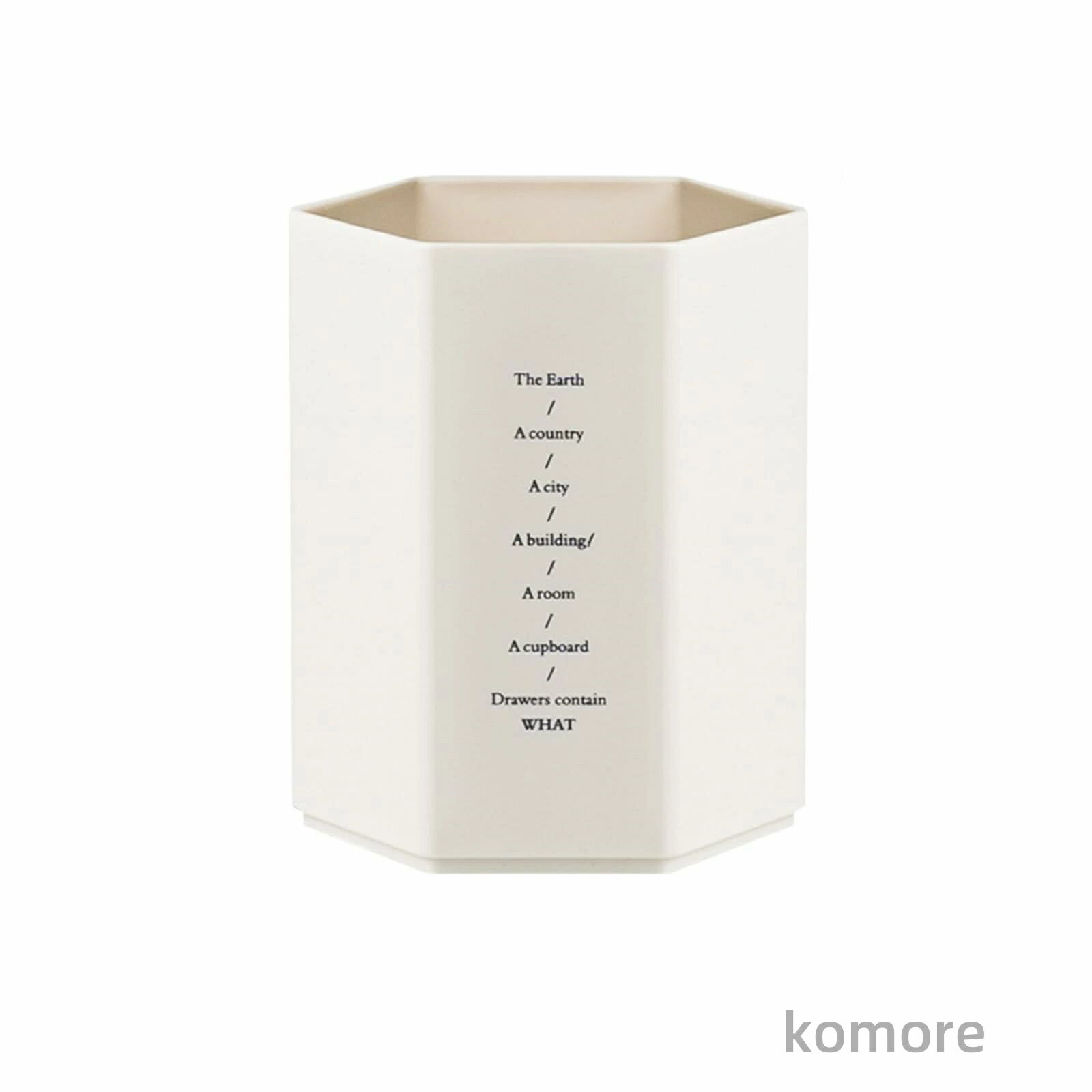 【送料無料】文房具 筆立て 利用空間アップ 多機能 六角形ペンホルダー 積み重ね可能 ペンスタンド 大..