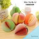 【送料無料】洋ナシ ノート イチゴ 文房具 面白い なし 文具 本物みたい かわいい フルーツメモ帳 スイカ メモ帳 キウイ リンゴ 桃 約150枚