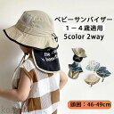 【送料無料】ベビー UVカット帽子 1-4歳適用 サンバイザー ハット 春用 夏用 男の子 女の子 赤ちゃん キッズ 帽子 かわいい お出かけ 通園