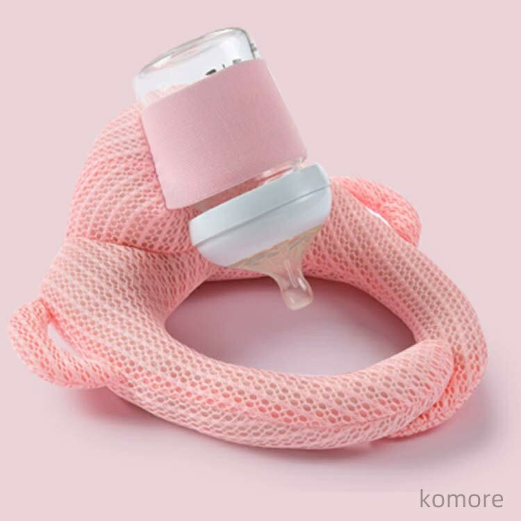 【送料無料】赤ちゃん 授乳 クッション セルフミルクッション 夏用 へたらない 哺乳瓶ホルダー セルフ 授乳 クッション ハンズフリー 新生児