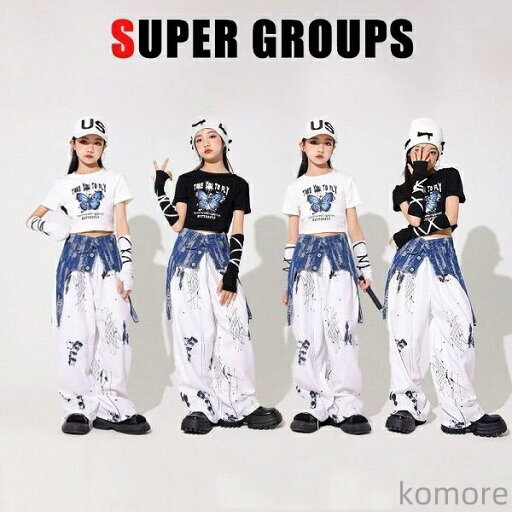 【送料無料】キッズ 子供服 トップス ボトムス ダンス衣装 パーティ イベント ヒップホップ 【送料無料】キッズ 子供服 トップス ボトムス ダンス衣装 パーティ イベント ヒップホップ