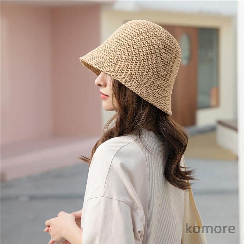 【送料無料】レディース バケットハット 小顔効果 折りたたみ 春 夏 自転車帽子 オシャレ 可愛い 小顔..