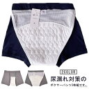 【送料無料】吸水 下着 失禁用品 軽度用 失禁ショーツ ウォッシャブル 3枚セット メンズ 尿漏れパンツ 男性用 ボクサーパンツ 失禁パンツ
