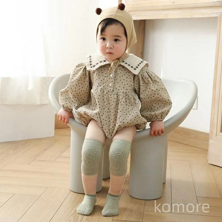 【送料無料】ベビー 靴下 スポーツ 膝パッド 赤ちゃん ニーパッド 擦り傷防止 膝当て ひざ当て 膝 子供 サポーター 子ども 料無料2点セット