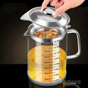 【送料無料】物をろ過 油ろ過器 蓋つき 滑り止め 家庭用 レストラン向け 計量カップ 油処理用品 油っくりん用フィルタ シンプル 調理油 保存