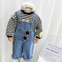 【送料無料】ト ジーンズ 男の子 女の子 秋 冬 春 ジュニア 80cm 90cm 100cm 110cm 120cm 130cm 140cm 調整可能 ポケッ...
