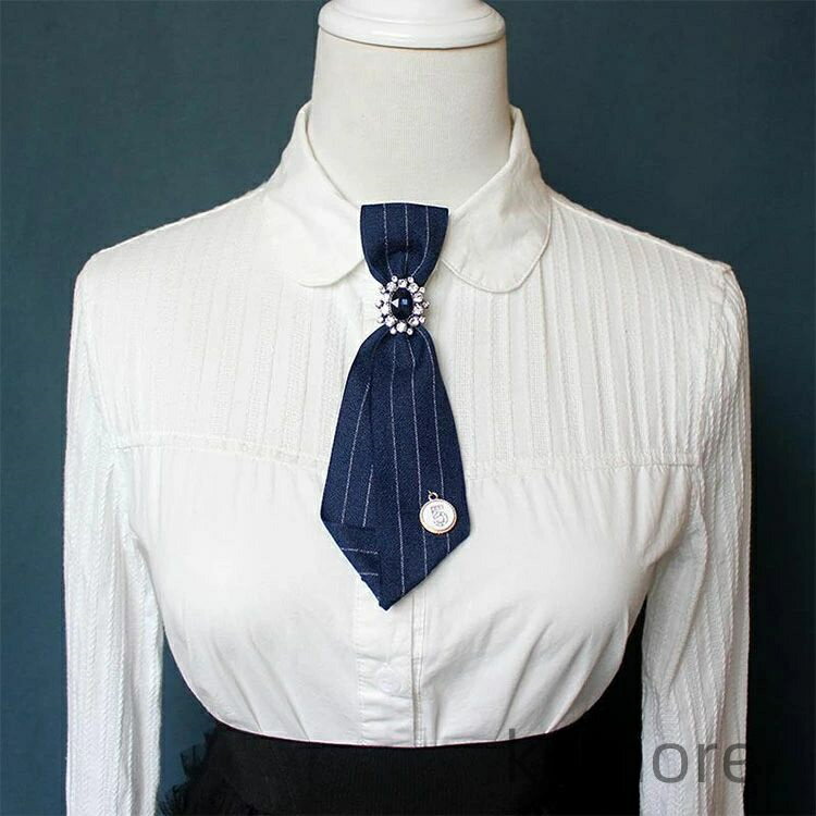 アンジョア ブローチ OP165 レディース 春夏 ブルー ピンク 事務服 制服 可愛い