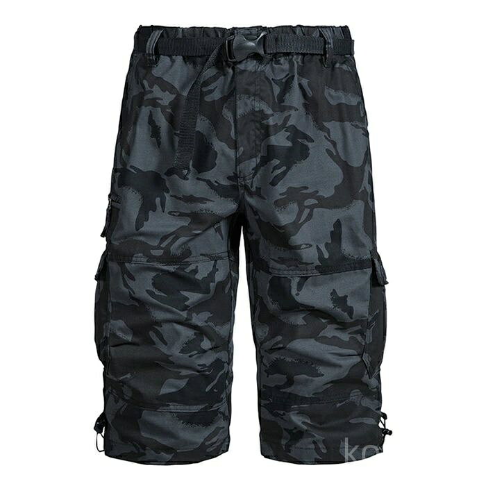 【送料無料】ゆったり カジュアル 多機能 アウトドア ズボン ミリタリー ハーフパンツ ワークパンツ ズボン 作業着 メンズ カーゴパンツ