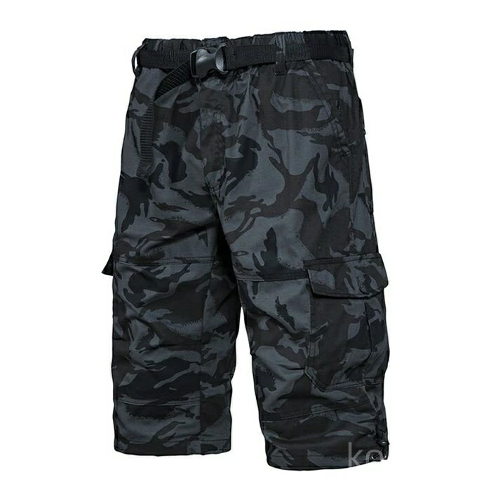【送料無料】ゆったり カジュアル 多機能 アウトドア ズボン ミリタリー ハーフパンツ ワークパンツ ズボン 作業着 メンズ カーゴパンツ