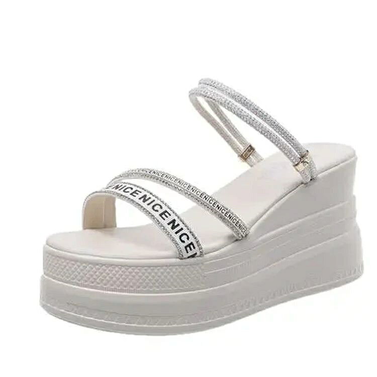 【送料無料】ウェッジヒール 10cmヒール サンダル スポーツサンダル 厚底サンダル ビーチサンダル カジュアルシューズ レディース