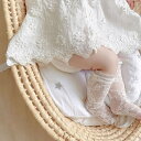 【送料無料】花柄ドレス 女の子 退院 新生児 セレモニードレス ベビー服 レース ナチュラル系 白 ロンパース ワンピース ドレス